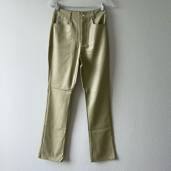 We Wore What vegan leather kick flare size 26 - Picture 4 of 9